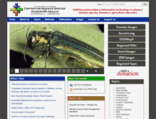 Tablet Screenshot of bugwood.org
